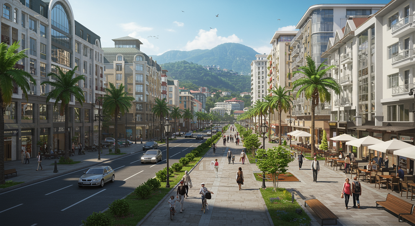 Уличные пространства рядом с Mandarin Garden